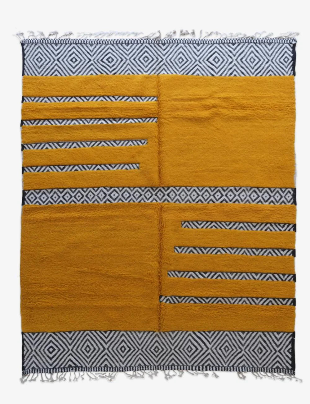 Orange Moroccan Rug 9.8 x 7.9 ft / 299 x 242 cm - Surcoma