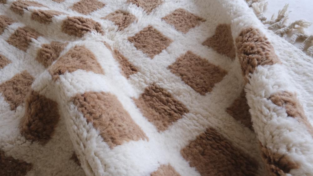 Moroccan Modern Wool Rug - 8.8 x 6.2 ft / 269 x 191 cm - Surcoma