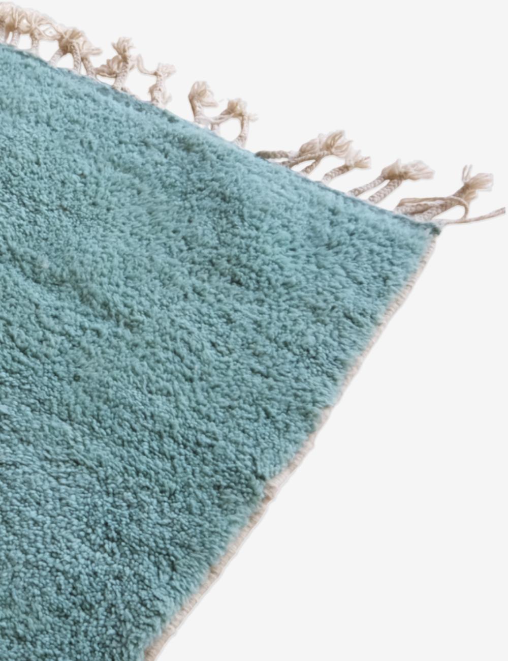 Customized Moroccan Teal Rug