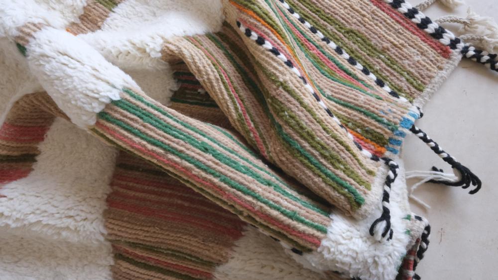 2020s Moroccan Modern Wool Rug 9.2 x 6.7 ft / 281 x 205 cm - Surcoma