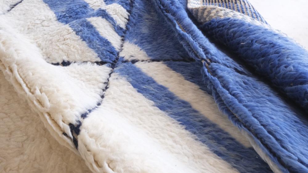 Moroccan Modern Wool Rug 8.8 x 7.4 ft / 269 x 227 cm - Surcoma