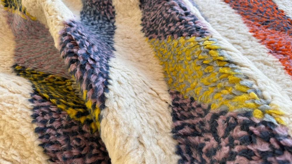 Moroccan Modern Wool Rug 9.6 x 6.4 ft / 294 x 197 cm - Surcoma