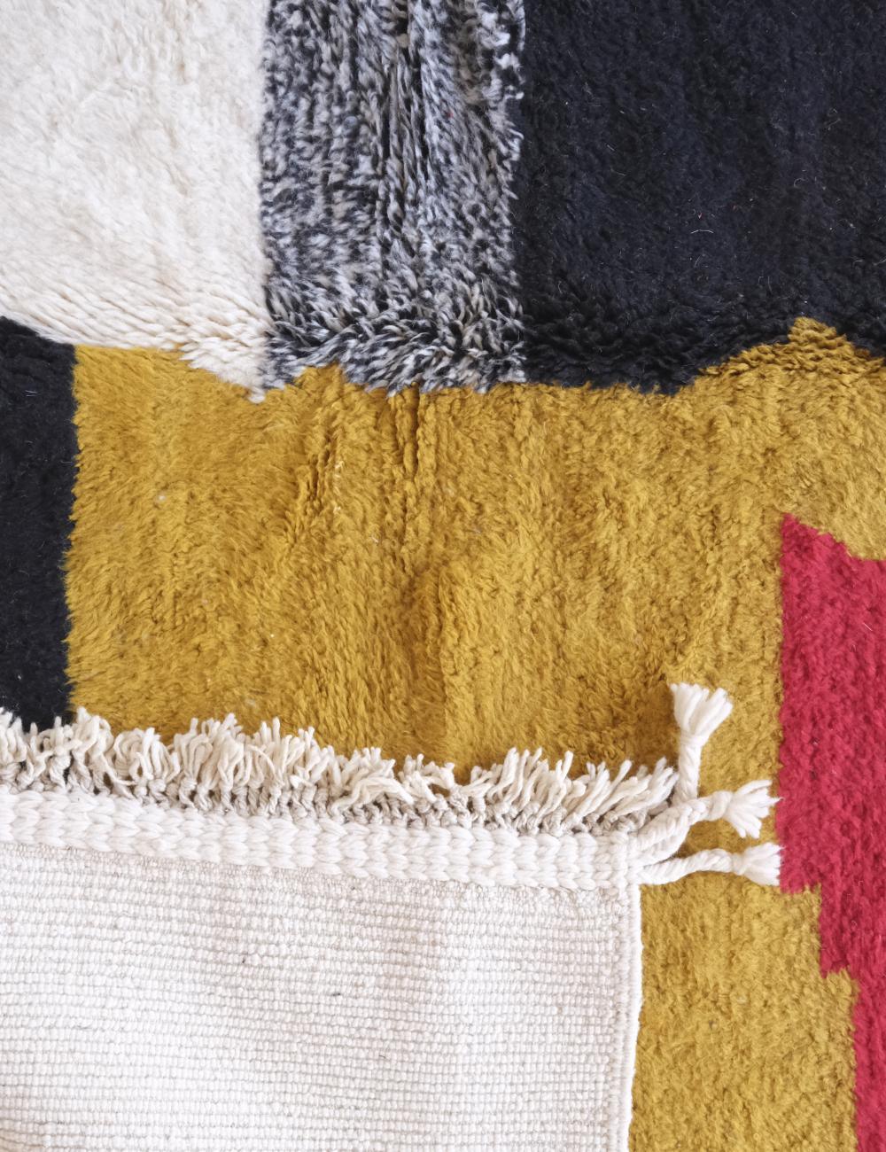 Moroccan Modern Wool Rug 9.6 x 8.3 ft / 292 x 253 cm - Surcoma