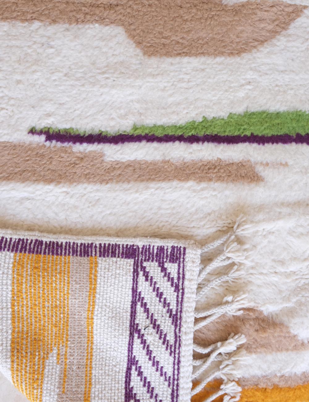 Moroccan Modern Wool Rug 10 x 8.3 ft / 306 x 254 cm - Surcoma