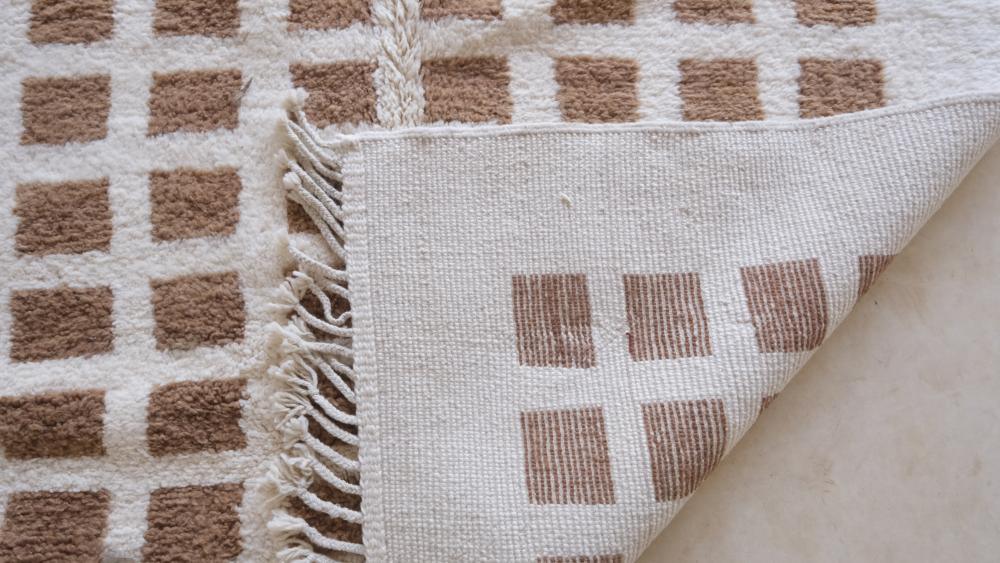 Moroccan Modern Wool Rug - 8.8 x 6.2 ft / 269 x 191 cm - Surcoma