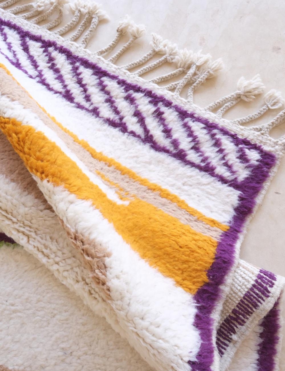 Moroccan Modern Wool Rug 10 x 8.3 ft / 306 x 254 cm - Surcoma