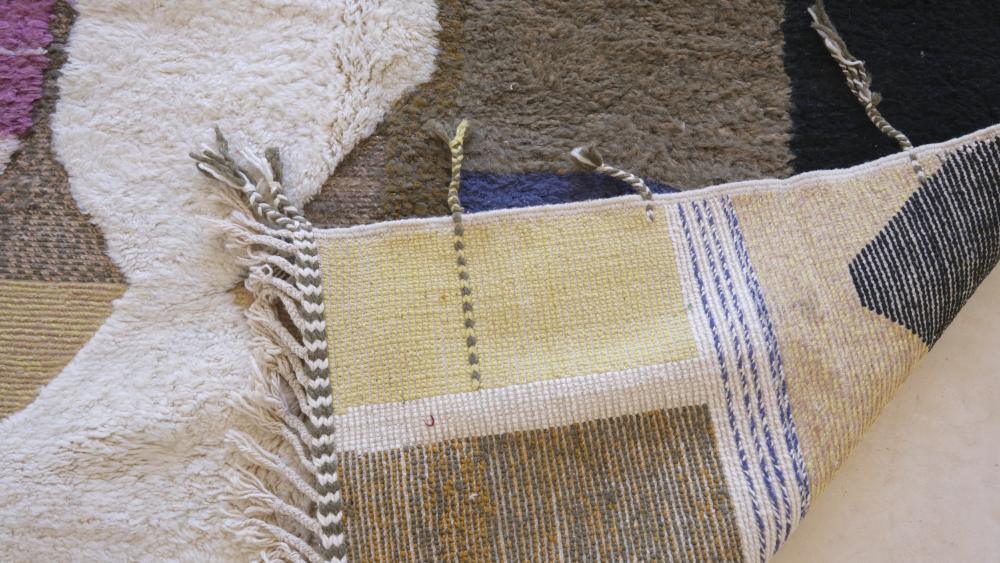 Moroccan Modern Wool Rug - 9 x 7.1 ft / 273 x 218 cm - Surcoma