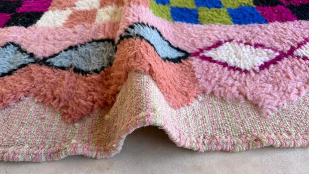 Moroccan Modern Wool Rug 8.7 x 6.9 ft / 264 x 211 cm - Surcoma