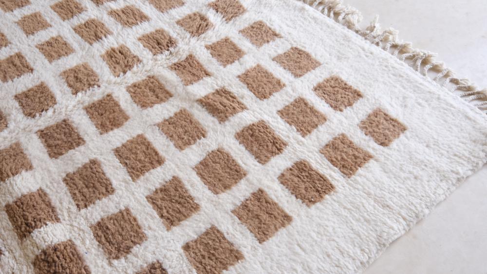 Moroccan Modern Wool Rug - 8.8 x 6.2 ft / 269 x 191 cm - Surcoma