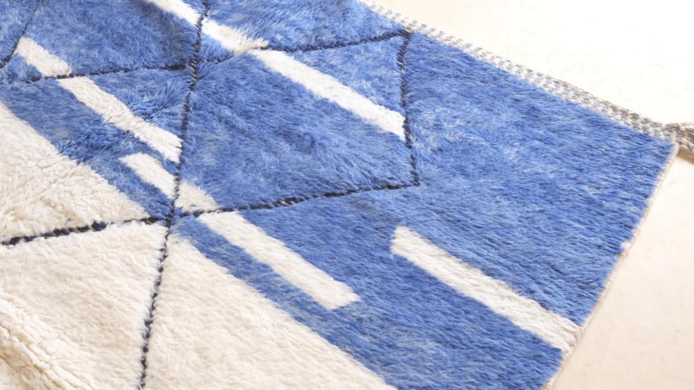 Moroccan Modern Wool Rug 8.8 x 7.4 ft / 269 x 227 cm - Surcoma