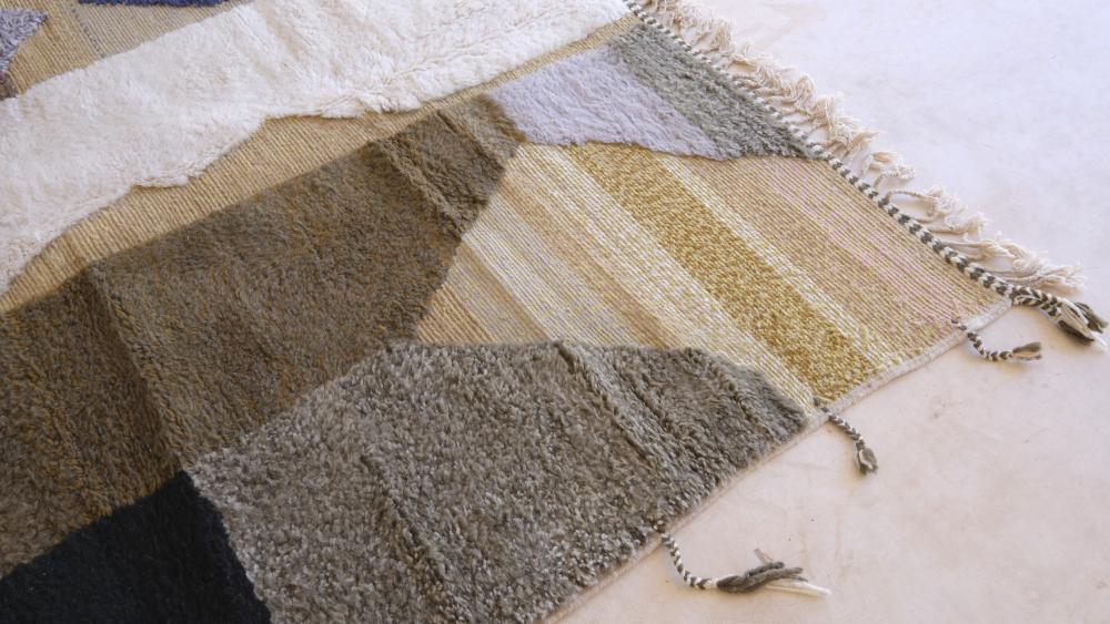 Moroccan Modern Wool Rug - 9 x 7.1 ft / 273 x 218 cm - Surcoma