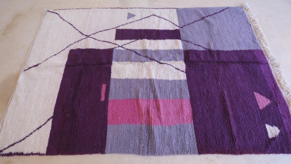 Moroccan Modern Wool Rug 10.2 x 6.5 ft / 310 x 200 cm - Surcoma