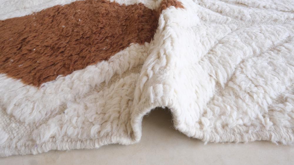 Moroccan Modern Wool Rug 9.6 x 7.1 ft / 294 x 218 cm - Surcoma
