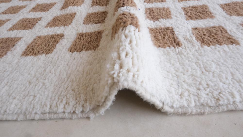 Moroccan Modern Wool Rug - 8.8 x 6.2 ft / 269 x 191 cm - Surcoma