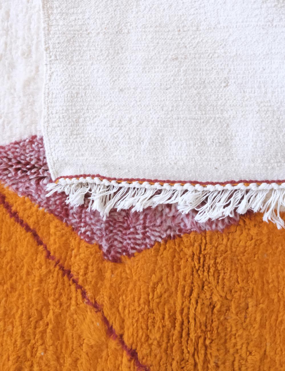 Moroccan Modern Wool Rug 8.9 x 6.4 ft / 272 x 196 cm - Surcoma