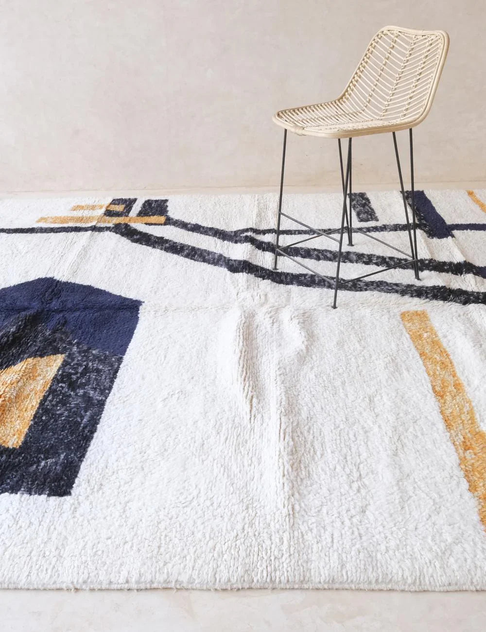 Moroccan Modern Area Rug 9.6 x 8.2 ft / 293 x 250 cm - Surcoma