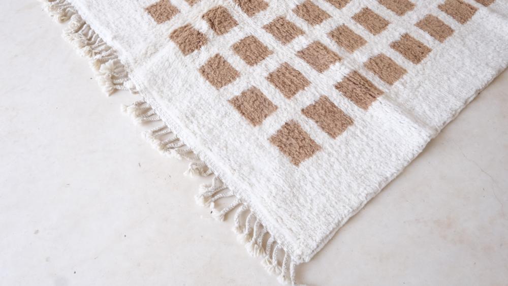 Moroccan Modern Wool Rug - 8.8 x 6.2 ft / 269 x 191 cm - Surcoma
