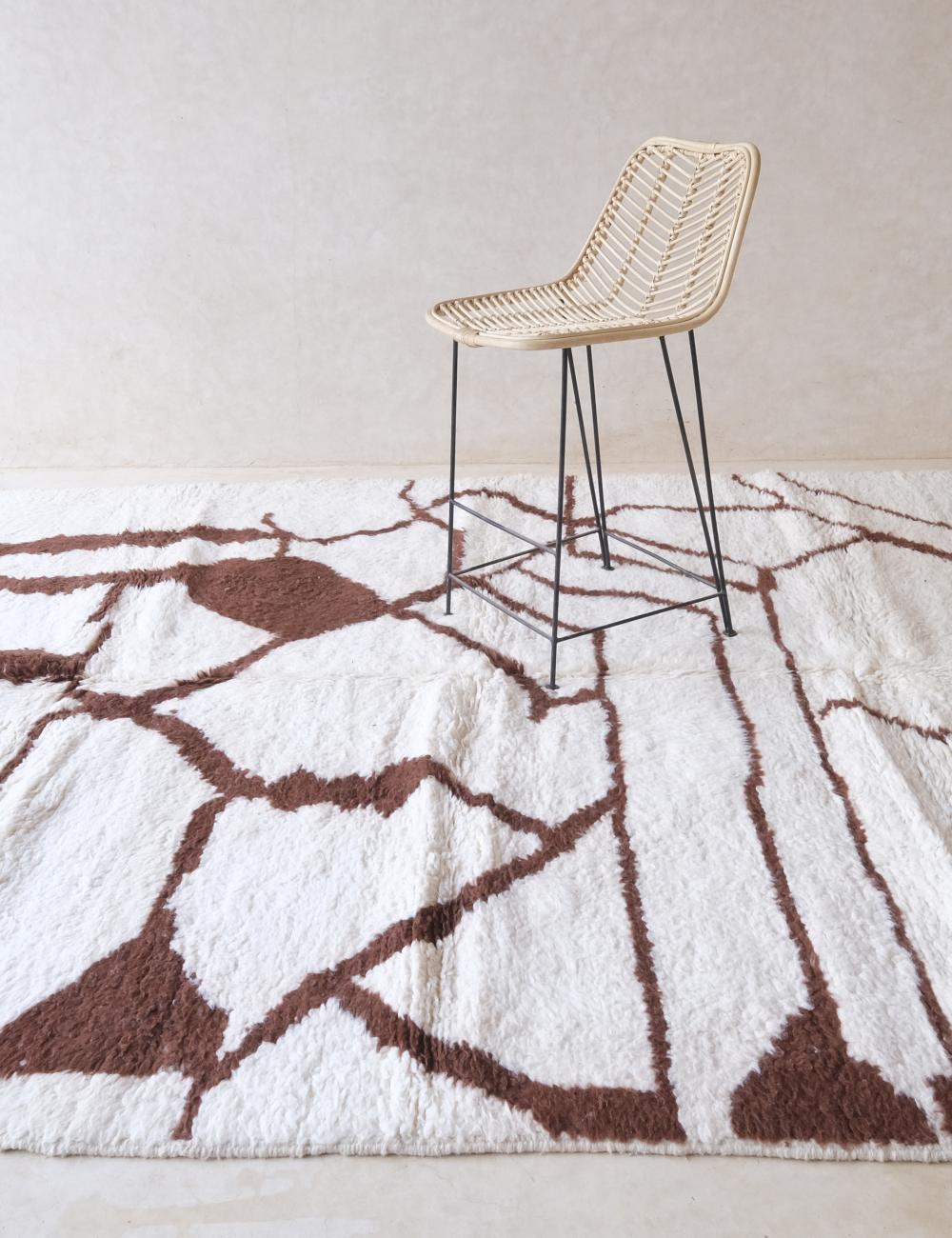 Moroccan Customized Abstract Rug - Echoes of love 42