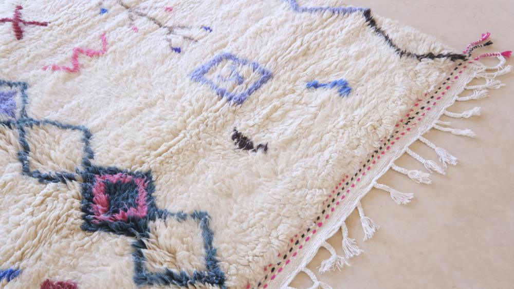 Moroccan Modern Wool Rug 9 x 8 ft / 275 x 245 cm - Surcoma