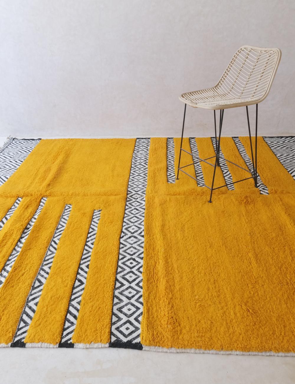 Orange Moroccan Rug 9.8 x 7.9 ft / 299 x 242 cm - Surcoma