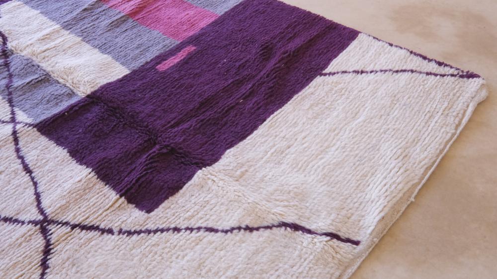 Moroccan Modern Wool Rug 10.2 x 6.5 ft / 310 x 200 cm - Surcoma