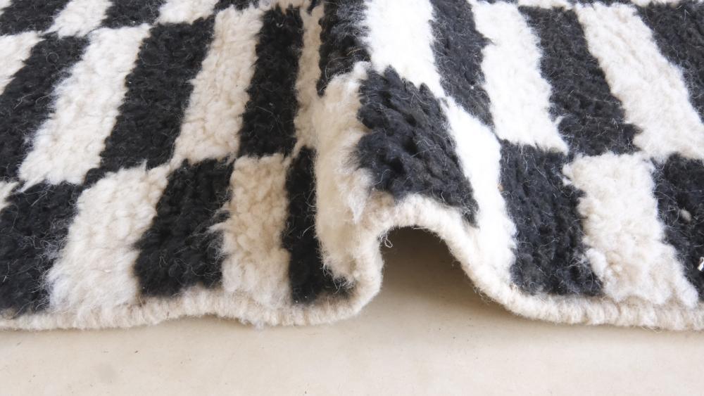 Moroccan Modern Wool Rug 8.8 x 6.9 ft / 268 x 212 cm - Surcoma