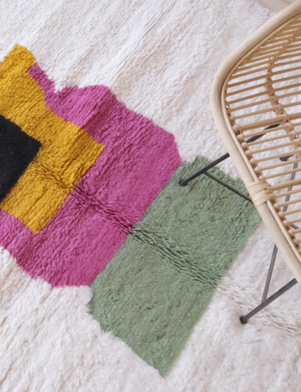 Moroccan Modern Wool Rug 9.5 x 6.7 ft / 290 x 205 cm - Surcoma
