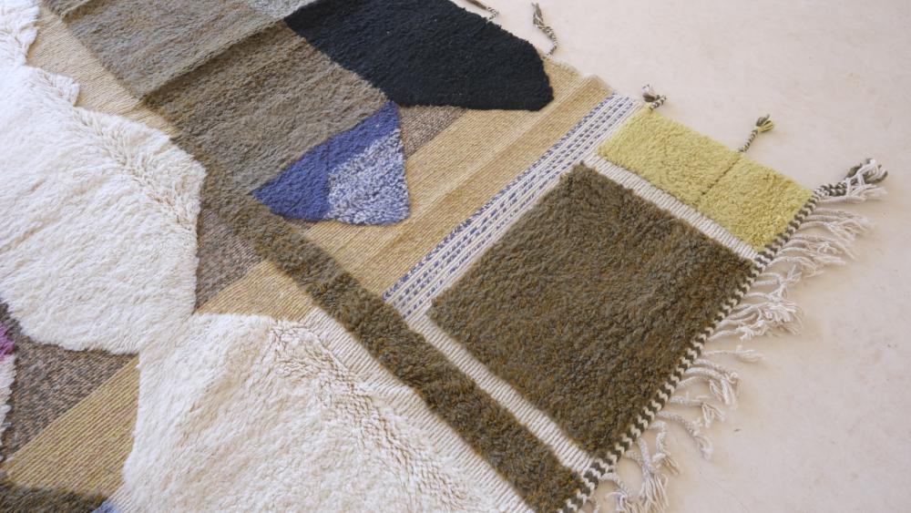 Moroccan Modern Wool Rug - 9 x 7.1 ft / 273 x 218 cm - Surcoma