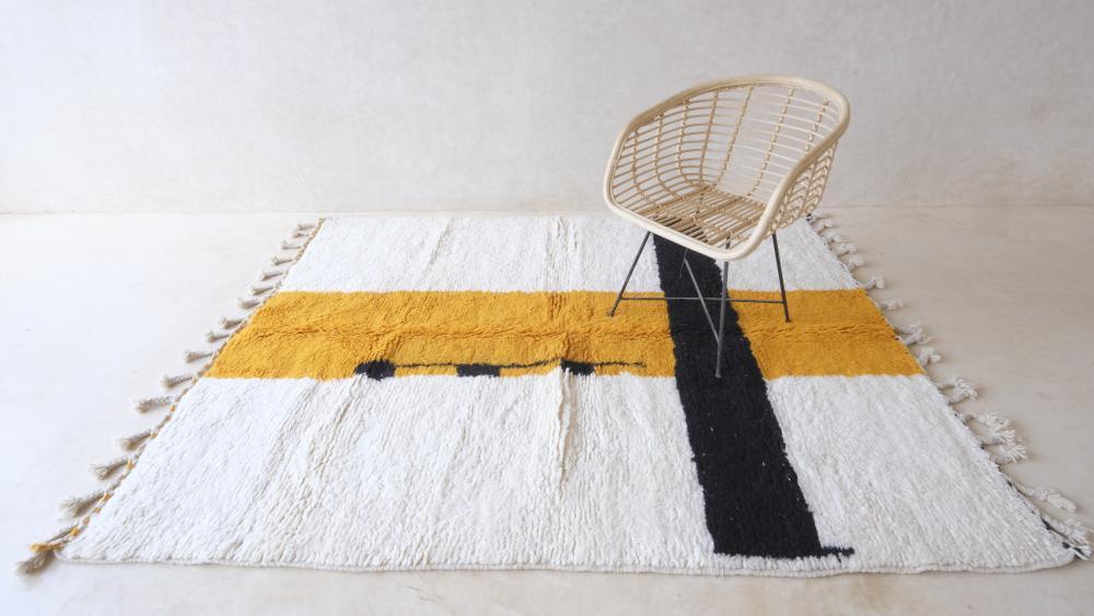 Custom Moroccan Modern Wool Rug - Surcoma