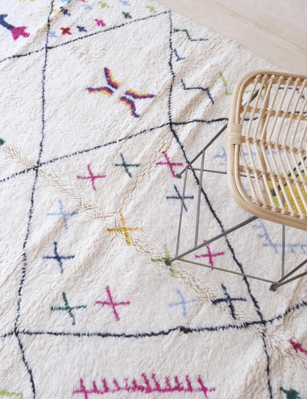 Custom Colorful Diamond Moroccan Rug - Esmeralda 11