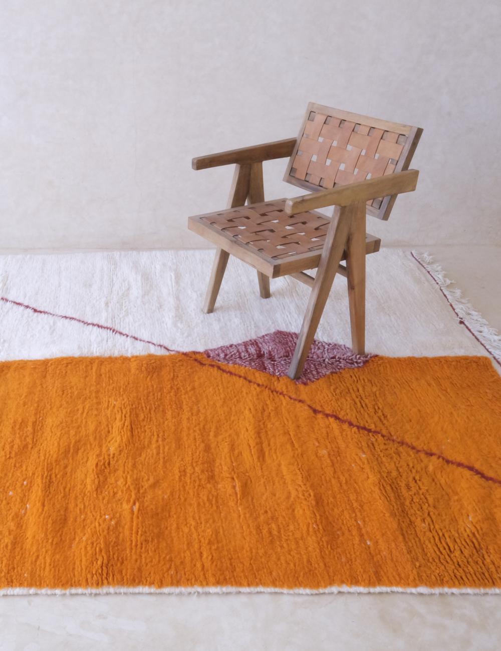 Moroccan Modern Wool Rug 8.9 x 6.4 ft / 272 x 196 cm - Surcoma