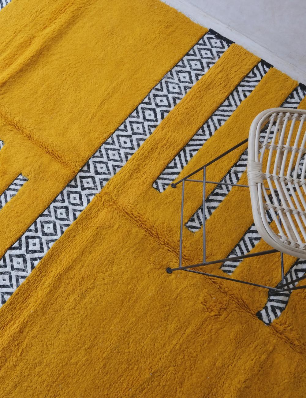 Orange Moroccan Rug 9.8 x 7.9 ft / 299 x 242 cm - Surcoma