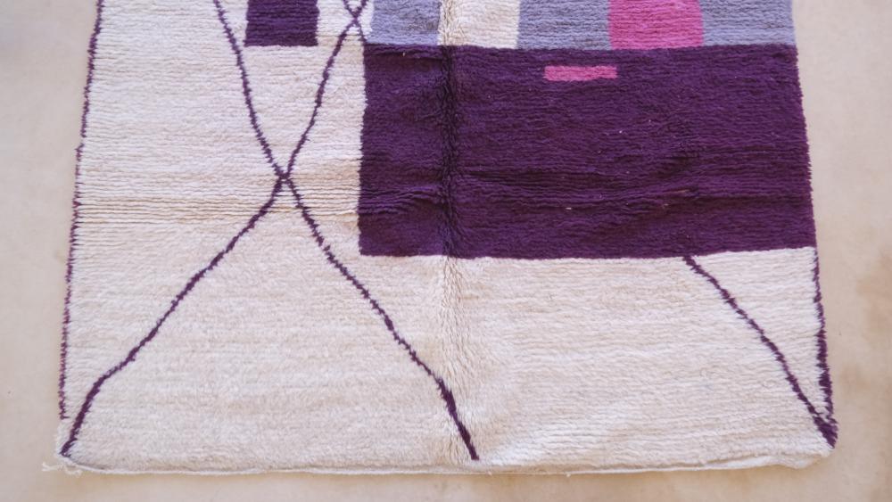 Moroccan Modern Wool Rug 10.2 x 6.5 ft / 310 x 200 cm - Surcoma