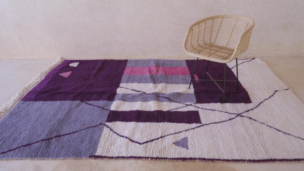Moroccan Modern Wool Rug 10.2 x 6.5 ft / 310 x 200 cm - Surcoma
