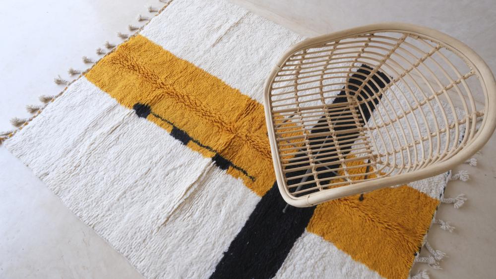 Custom Moroccan Modern Wool Rug - Surcoma