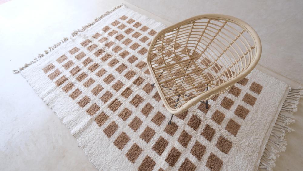 Moroccan Modern Wool Rug - 8.8 x 6.2 ft / 269 x 191 cm - Surcoma