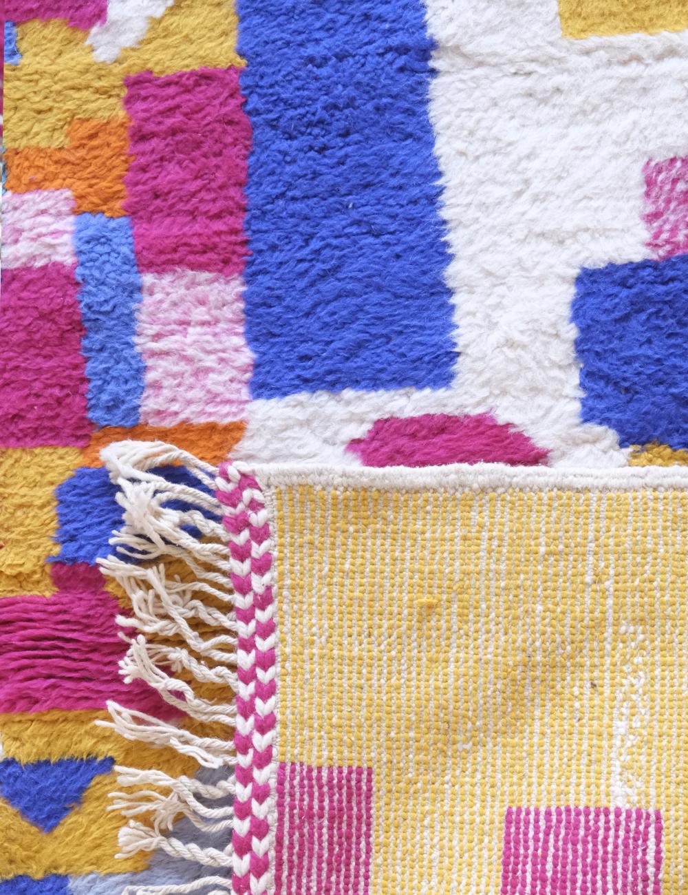 Multicolor Moroccan Rug 9.8 x 8.2 ft / 300 x 252 cm - Surcoma