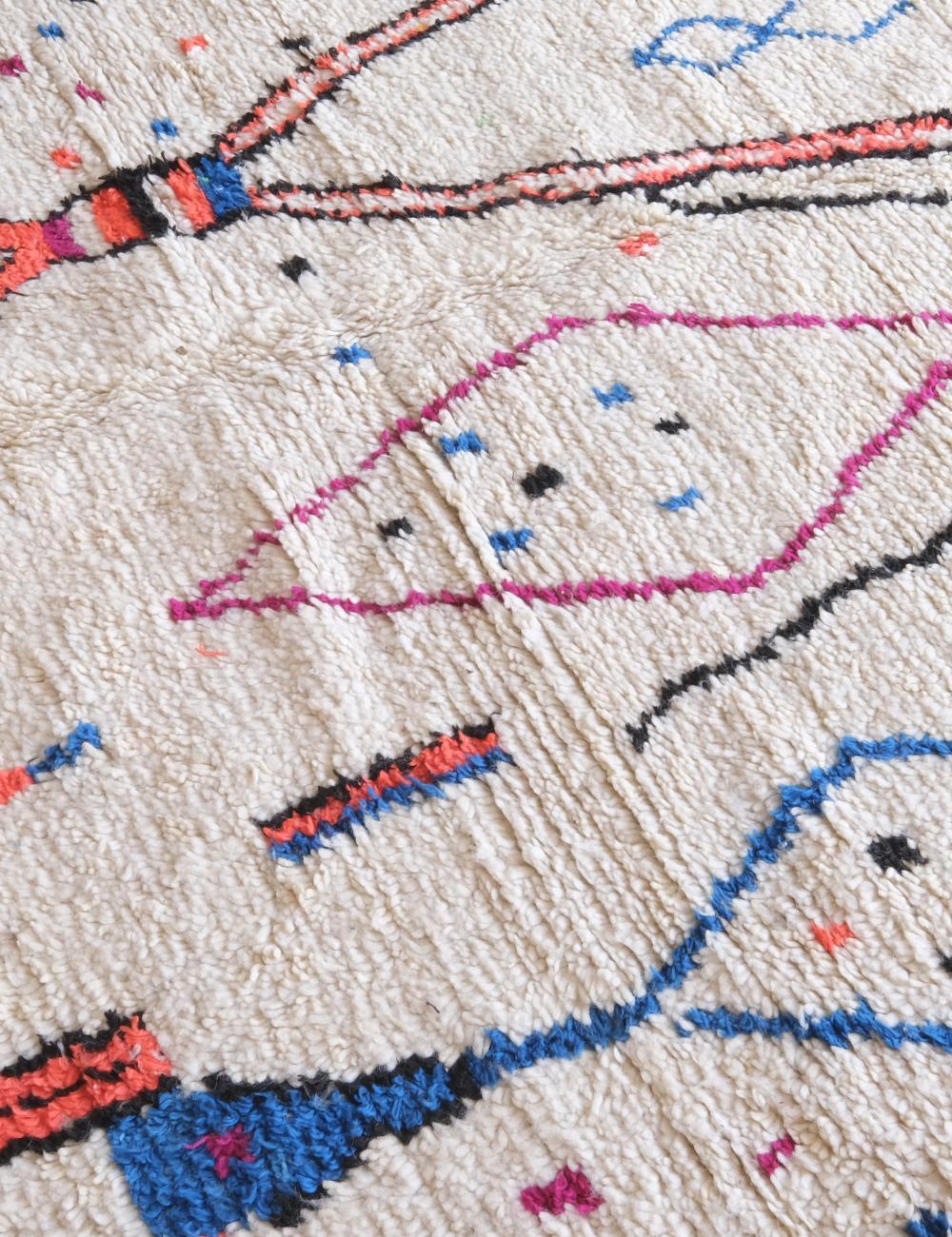 Moroccan Neon Wool Rug 10 x 6.4 ft / 306 x 195 cm - Surcoma