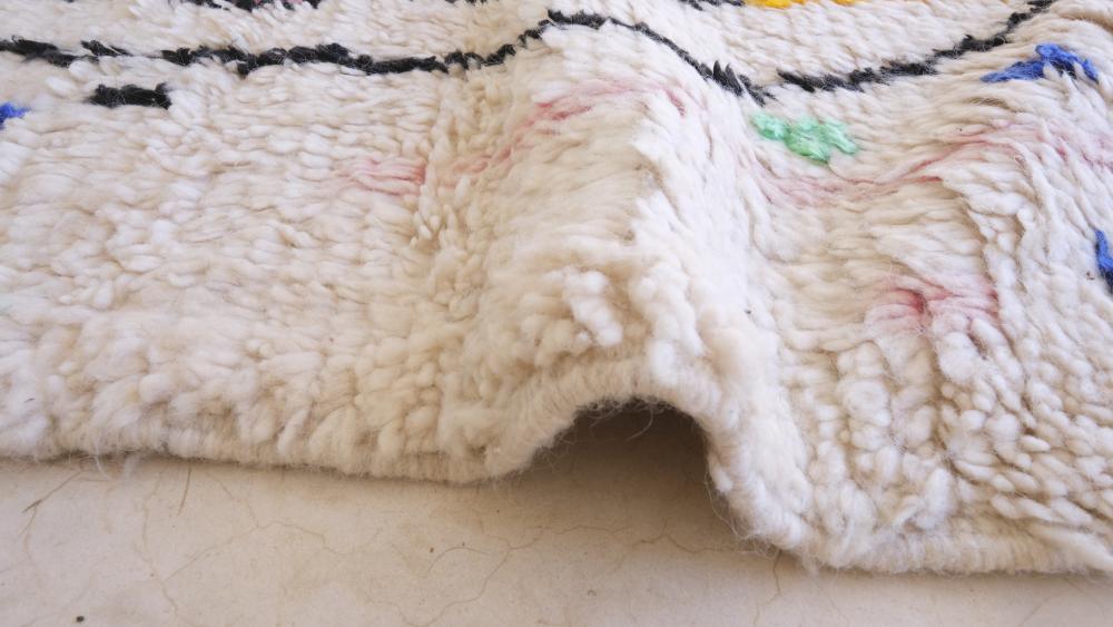 Moroccan Neon Wool Rug 10.9 x 7.7 ft / 331 x 235 cm - Surcoma