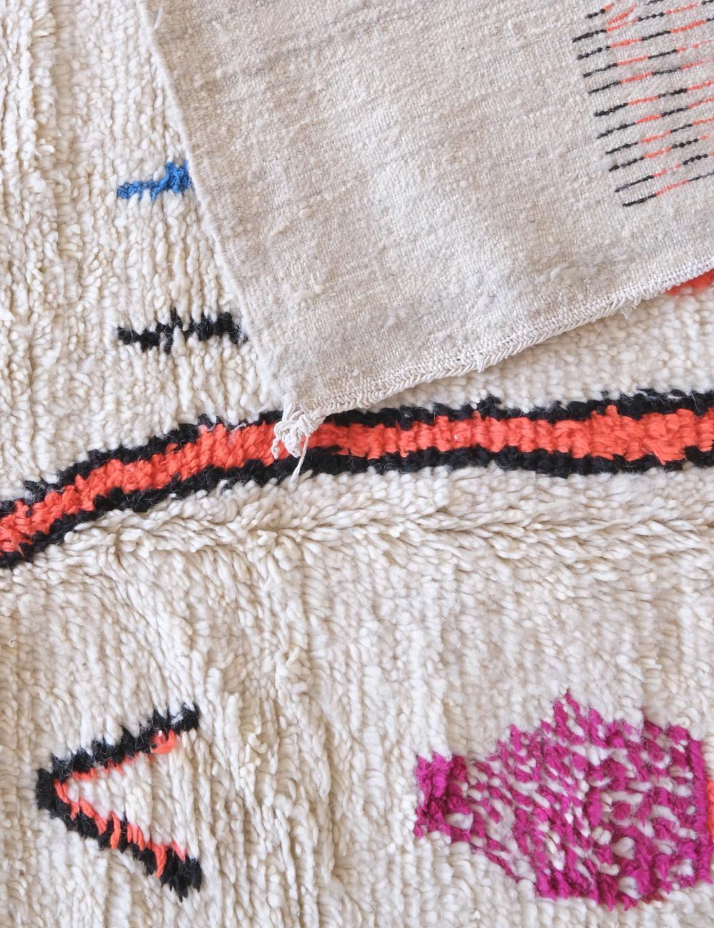 Moroccan Neon Wool Rug 10 x 6.4 ft / 306 x 195 cm - Surcoma
