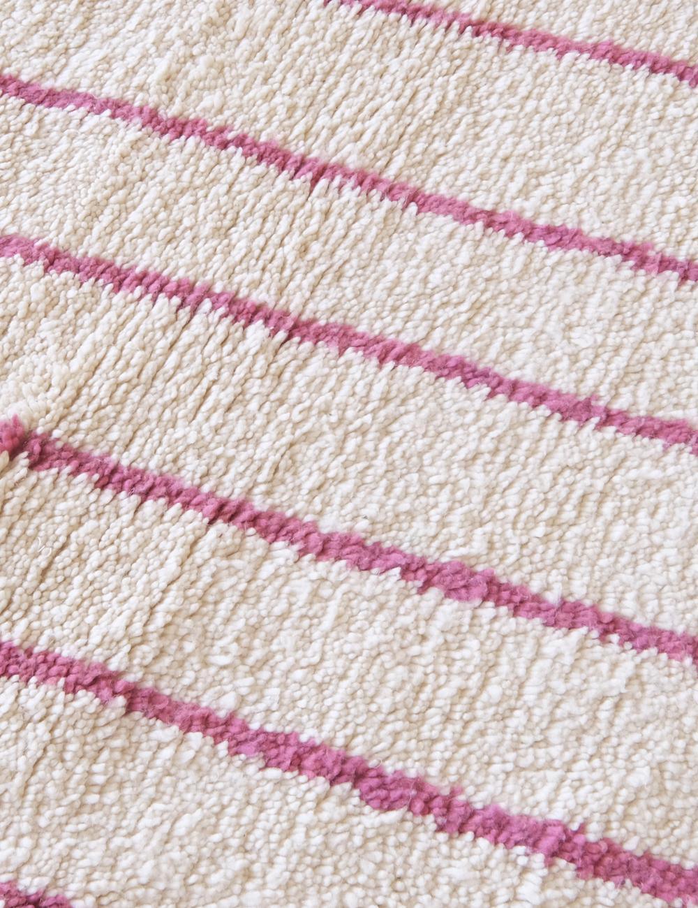 Moroccan Pink Azilal Wool Rug 9.9 x 6.4 ft / 303 x 197 cm - Surcoma