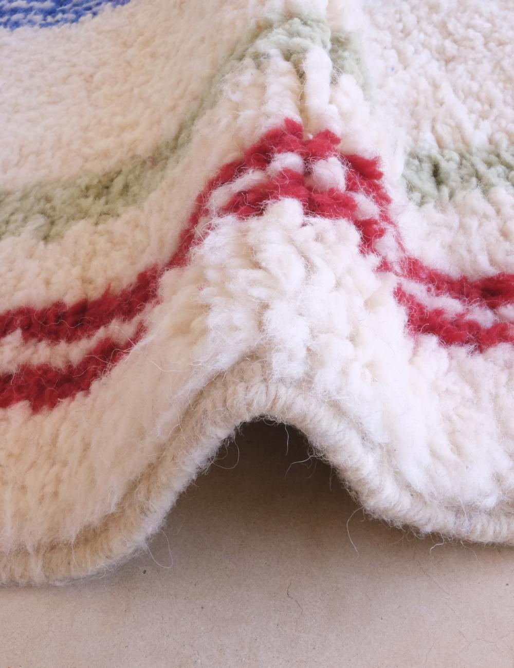 Moroccan Runner Wool Rug - 18.1 x 3.2 ft / 552 x 100 cm - Surcoma
