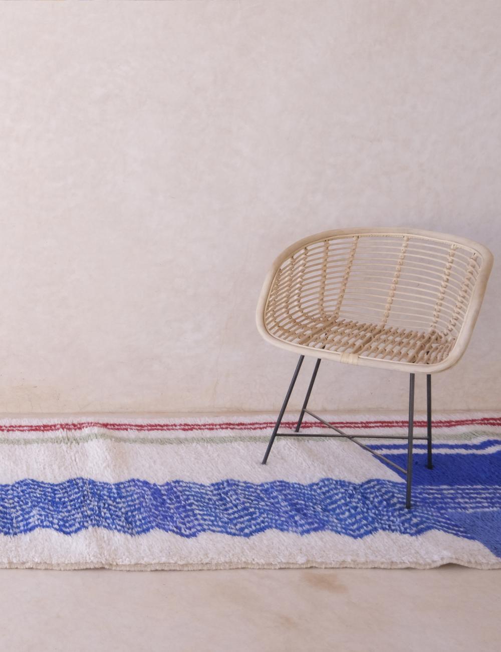 Moroccan Runner Wool Rug - 18.1 x 3.2 ft / 552 x 100 cm - Surcoma