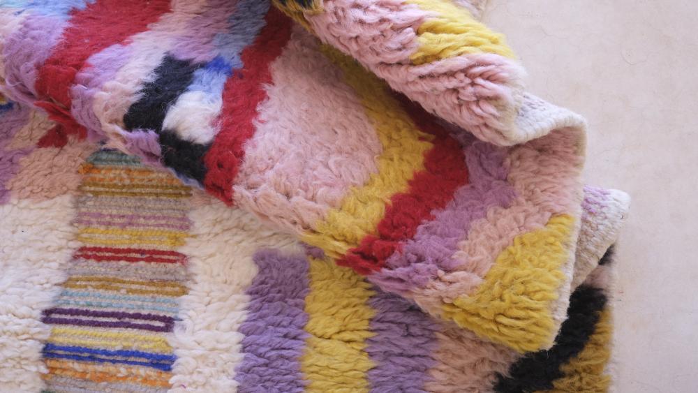 Moroccan Square Wool Rug 8.3 x 8.2 ft / 252 x 250 cm - Surcoma