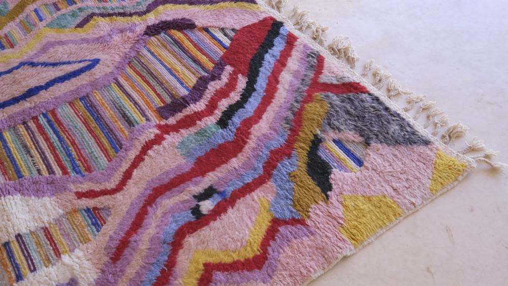 Moroccan Square Wool Rug 8.3 x 8.2 ft / 252 x 250 cm - Surcoma