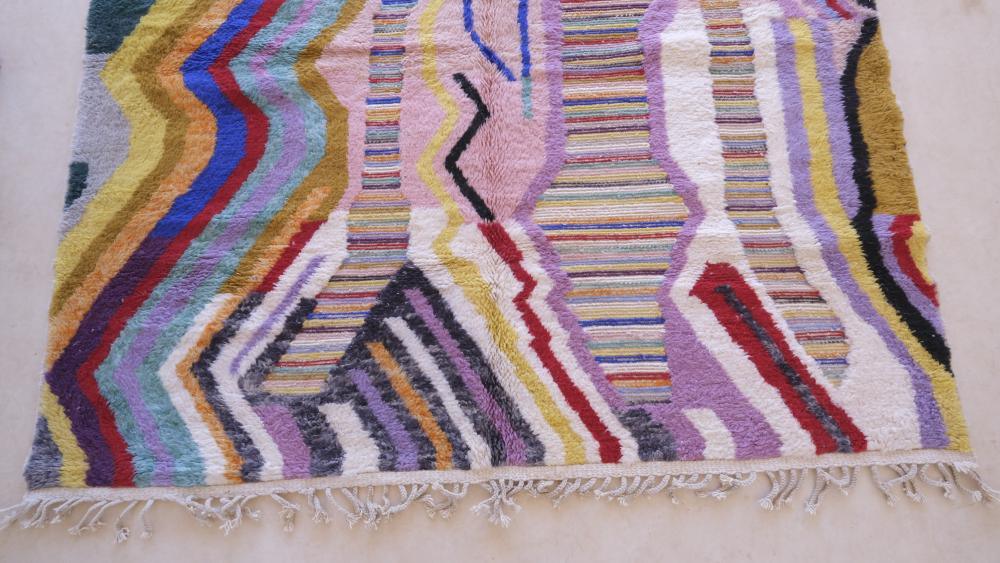 Moroccan Square Wool Rug 8.3 x 8.2 ft / 252 x 250 cm - Surcoma