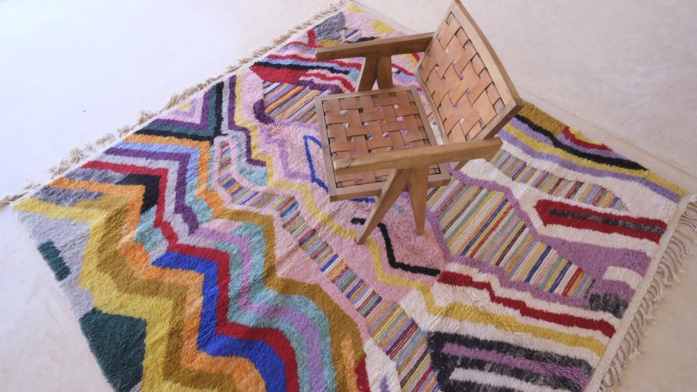 Moroccan Square Wool Rug 8.3 x 8.2 ft / 252 x 250 cm - Surcoma