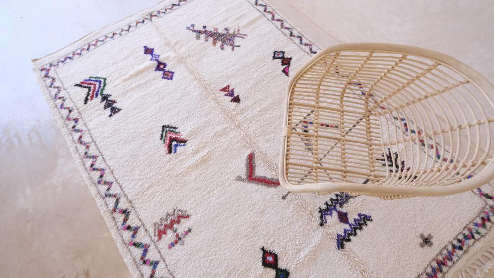 Moroccan Tribal Wool Rug 9.7 x 6.5 ft / 297 x 200 cm - Surcoma