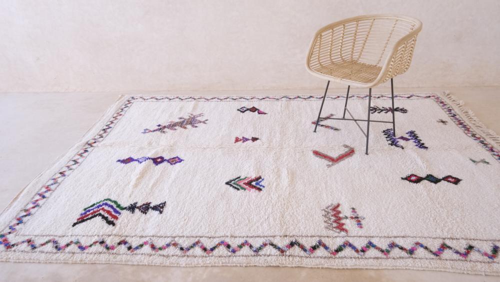 Moroccan Tribal Wool Rug 9.7 x 6.5 ft / 297 x 200 cm - Surcoma