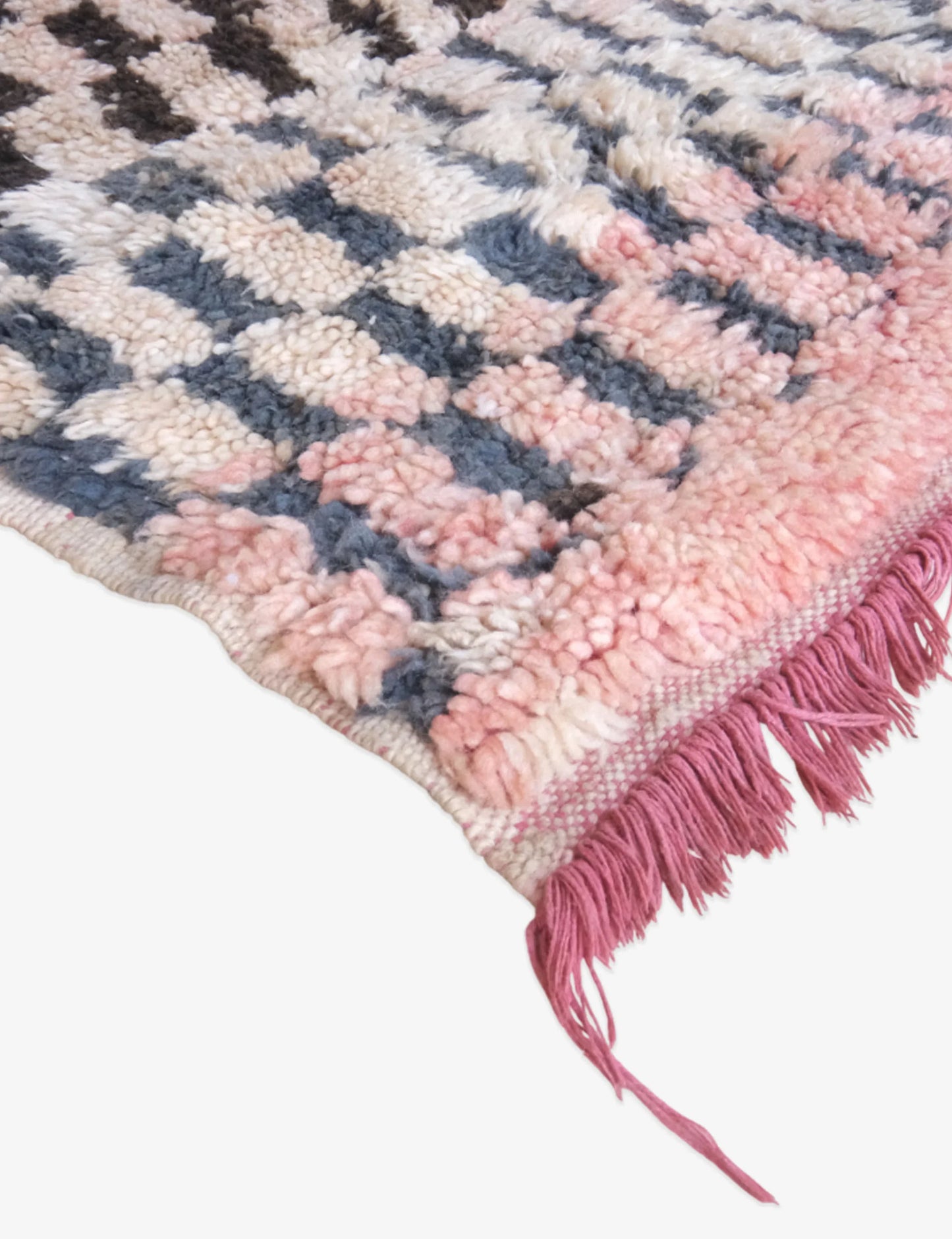 Moroccan Boujad Rug 7.3 x 3.3 ft / 223 x 103 cm - Surcoma